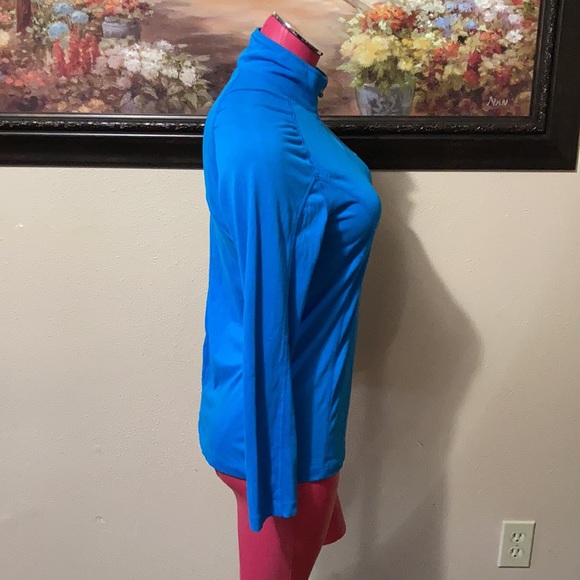 Puma Dry Cell Half Zip Running Jacket Blue White - Picture 4 of 8